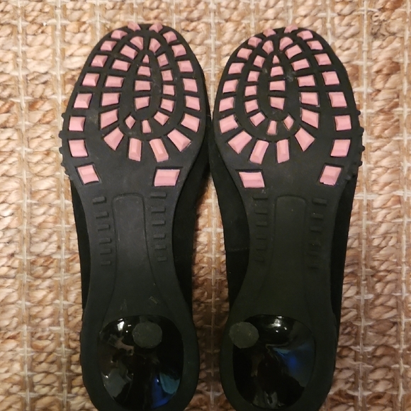 Bakers Black Suede Heels with Silver Buckle - Picture 10 of 10